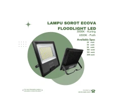 ECOVA - LAMPU SOROT FLOODLIGHT LED