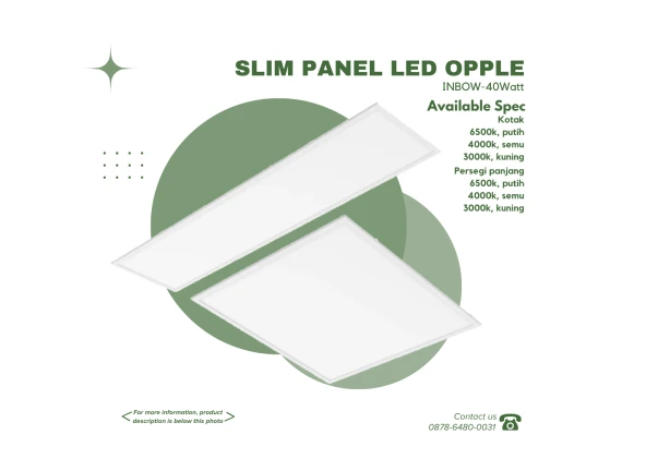 Panel Led OPPLE - LAMPU SLIM PANEL LED INBOW ‎ ‎ ‎ ‎  ‎ ‎ ‎  1 ~blog/2023/9/28/31