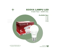 ECOVA  LAMPU LED ECOVA A BULB