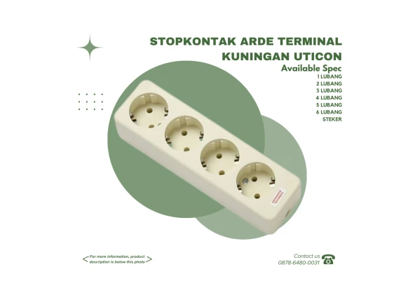 Komponen Listrik Lain UTICON - STOPKONTAK ARDE TERMINAL KUNINGAN 1 ~blog/2023/9/28/52